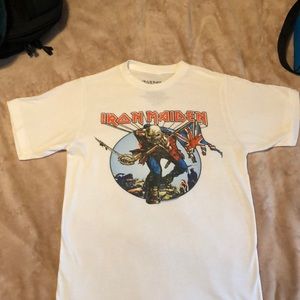 Women’s White Iron Maiden T-Shirt